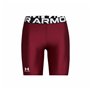 Leggings de sport pour homme Under Armour Hg 8In Bordeaux Rouge carmin