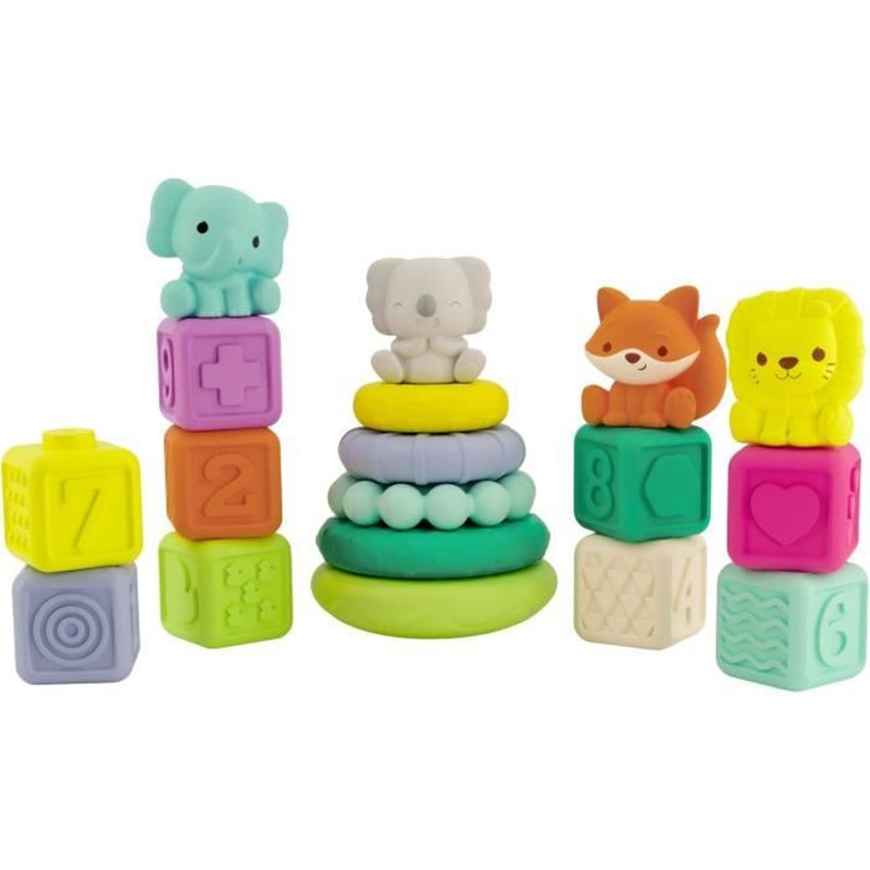 Coffret de 20 pieces sensorielles - INFANTINO - 315222 - Empilables