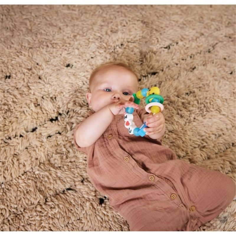 Image secondaire de Bracelet de dentition de l'amitié - INFANTINO - 316773 - Silicone - I love You Je t'Aime