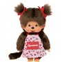 Peluche singe - BANDAI - Monchhichi Tablier a Fleurs - 20 cm