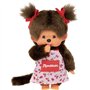 Peluche singe - BANDAI - Monchhichi Tablier a Fleurs - 20 cm