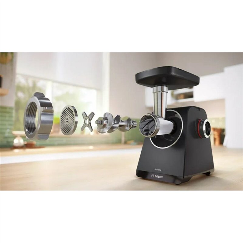 Image secondaire de Hachoir BOSCH MFWS440B Noir Argenté Plastique 1900 W 2,5 Kg/min