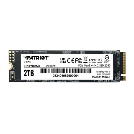 Disque dur Patriot Memory P320P2TBM28 2 TB SSD