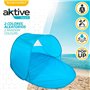 pare-vent de plage Aktive 130 x 72 x 85 cm (6 Unités)