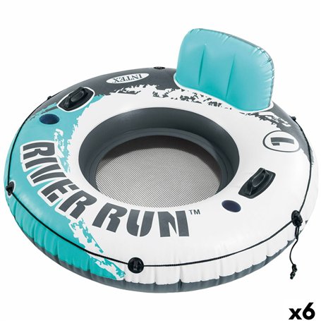 Bouée gonflable Intex Jaune Citron 135 x 55 x 135 cm (6 Unités)