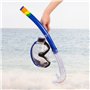 Masque de Plongée avec Tube AquaSport Bleu (6 Unités)