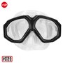 Masque de plongée AquaSport Noir (6 Unités)