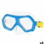 Masque de plongée AquaSport Bleu (6 Unités)