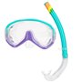 Masque de Plongée avec Tube AquaSport Turquoise (6 Unités)