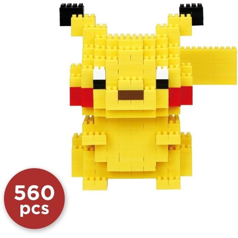 Image secondaire de Figurine en briques - BANDAI - NANOBLOCK - Pokémon - Pikachu Deluxe