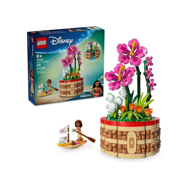 Set de construction Lego 43252 Moana's Flowerpot 619 Pièces
