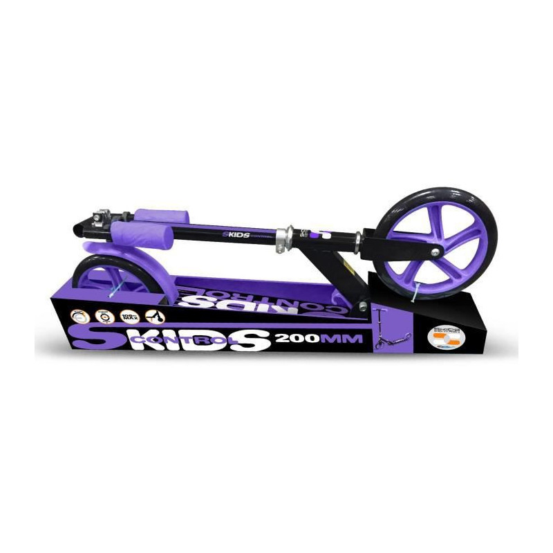 Image secondaire de Trottinette SKIDS CONTROL Violet Pliable Pied de biche