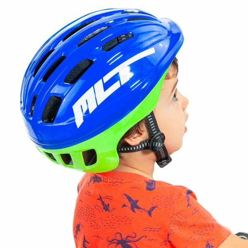 Image secondaire de Kit Casque et Genouillères Moltó Bleu 2-10 Ans