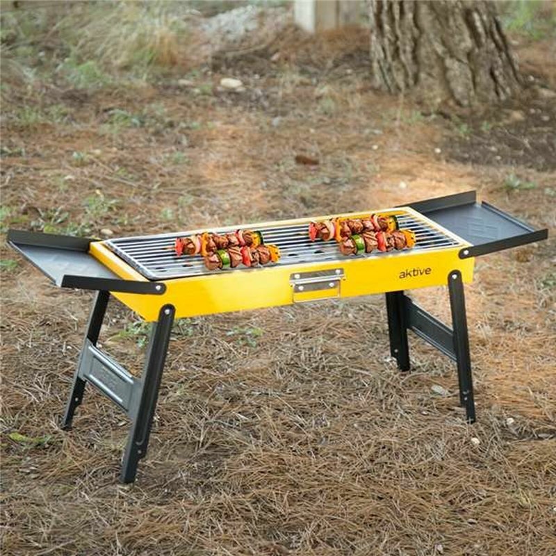 Image secondaire de Barbecue Portable Aktive Acier 89 x 32 x 22 cm Jaune