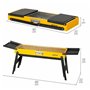 Barbecue Portable Aktive Acier 89 x 32 x 22 cm Jaune