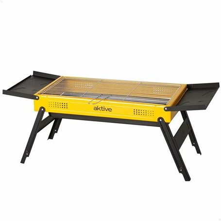 Barbecue Portable Aktive Acier 89 x 33 x 33 cm Jaune