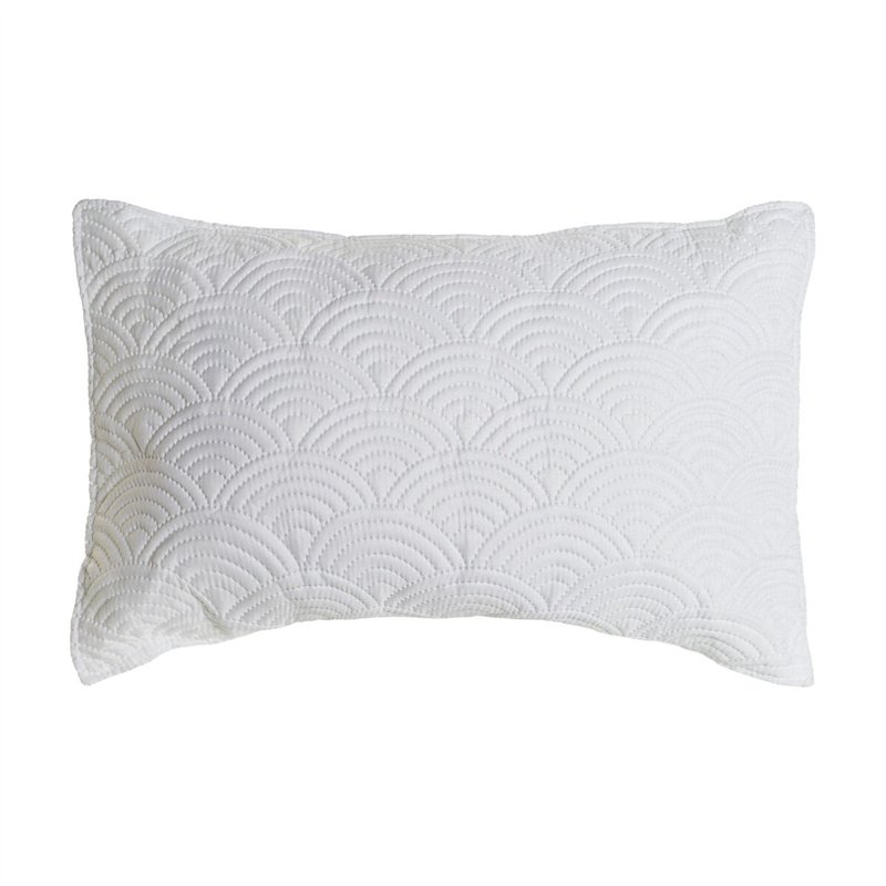 Coussin DKD Home Decor Blanc Polyester 60 x 10 x 40 cm