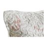 Coussin DKD Home Decor Blanc Polyester Floral 60 x 10 x 40 cm