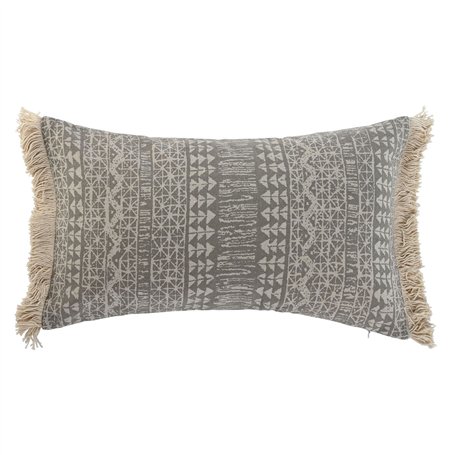 Coussin Home ESPRIT Gris Naturel Boho 50 x 8 x 30 cm