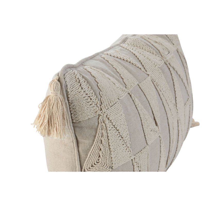 Image secondaire de Coussin Home ESPRIT Beige Naturel Boho 50 x 8 x 30 cm