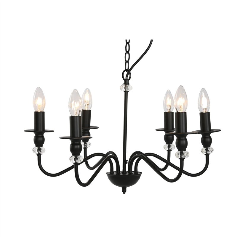 Image secondaire de Suspension Home ESPRIT Noir Métal 25 W 54 x 54 x 46 cm