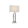 Lampe de bureau Home ESPRIT Blanc Argenté 50 W 220 V