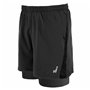 Short de Sport pour Homme Joluvi Mesh Duo Noir