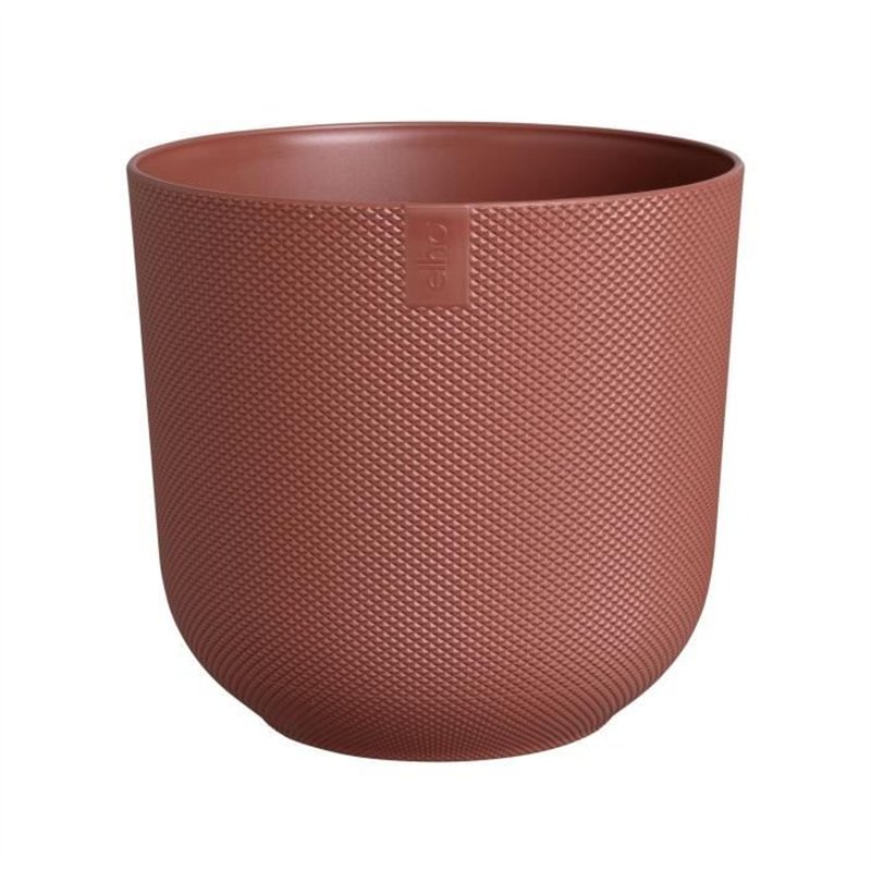 Pot de fleur - Elho - Jazz Rond - Rouge - L 30 x B 29.5 x H 27 cm - Intérieur - 100% recyclé