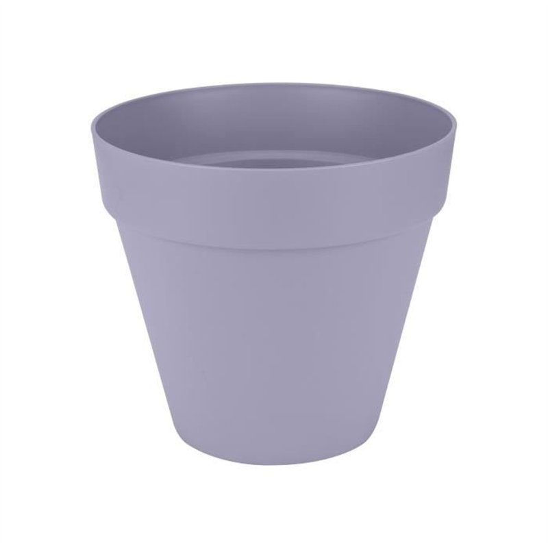 Pot de fleur - Elho - Loft Urban Rond - Violet - L 29 x B 28.5 x H 26 cm - Extérieur - 100% recyclé
