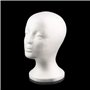 outletissimo® tête en polystyrène Blanc Présentoir pour Perruque Chapeau Casque