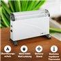 Clatronic® Chauffage par convecteur | Chaleur mobile | Chauffage électrique à 3 niveaux de chauffage | avec thermostat | jusqu'à