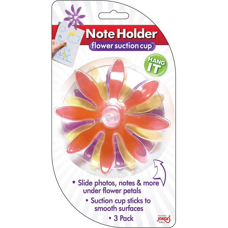 JOKARI 160451 – Support pour notes en forme de fleur – Pour photos, notes et plus encore sous les pétales de fleurs – Ventouse a