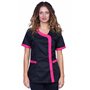 Fratelli d'Italia Blouse de travail noire pour femme