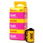 kodak 1880806 Gold 200 Film, GB13536-H – Lot de 3 (jaune/violet)