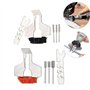 Scie Chaînes Outil Affûtage Kit D'affûtage Tronçonneuse Rotatif Kit Accessoire Chaîne Scie Tronçonneuse Affûtage Fixation Outil