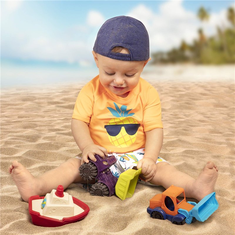 Image secondaire de Battat BX1528 Vehicules Jouet Coloré Multicolore 3 Unité (Lot de 1)