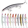 FNAPE Leurres de Pêche 10 Pièces 18.5cm 23g Minnow Bass Dur Leurres Topwater Crochets Crankbait Swimbait Leurre Appâts Bioniques