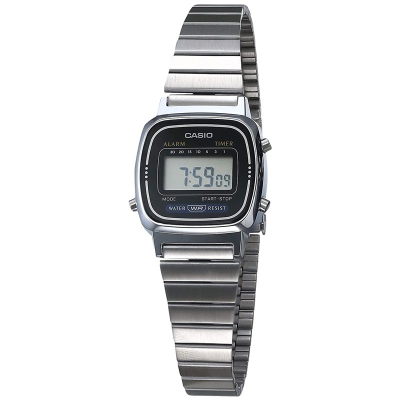 Casio LA670WA-1 Montre numérique avec Alarme Quotidienne pour Femme