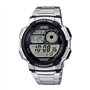 Casio Montre à Quartz pour Homme AE1000WD-1AV en résine argentée avec Cadran numérique