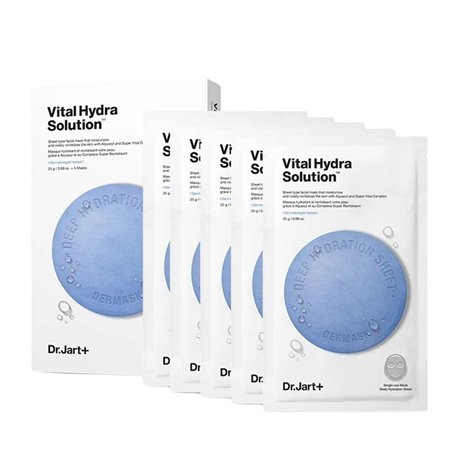 Dr. Jart+ Vital Hydra Solution Sheet Mask For Unisex 5 Pc Mask