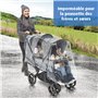 Reer 2144227 Habillage Pluie pour Poussette Double