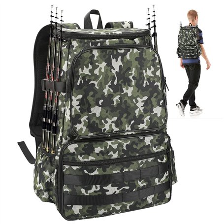 Luckits Sac à Dos de pêche