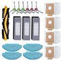 Lot de 18 Accessoires de Rechange pour aspirateur Ecovacs Deebot N8/ N8+/ N8 Pro/ N8 Pro+/ OZMO T8/ T8+/ T8 AIVI/ T8 AIVI+/ T9/