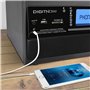 DIGITNOW! Platine Vinyle Bluetooth Tourne-Disque USB mp3 et Fonction Encodage Classique Lecteur CD avec Cassette FM Radio,3 Vite