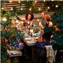 Guirlande Lumineuse Intérieure et Extérieure, 8M Guirlande Guinguette Raccordable avec 25 Ampoules + 3 Ampoules de Rechange pour
