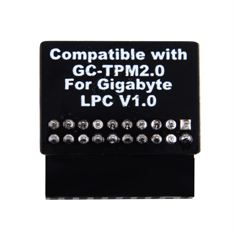 Image secondaire de NewHail Module TPM2.0 LPC 20 broches avec Infineon SLB9665 pour carte mère Gigabyte compatible avec GC-TPM2.0