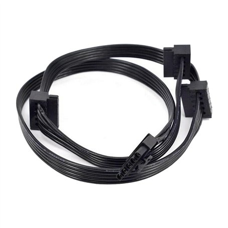 ZAHARA Cable sata Cable Alimentation sata pour Cooler Master VSM750 VSM650 VSM550 SATA Power Supply Cable (5Pin to 3 SATA 70cm)