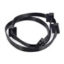 ZAHARA Cable sata Cable Alimentation sata pour Cooler Master VSM750 VSM650 VSM550 SATA Power Supply Cable (5Pin to 3 SATA 70cm)