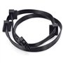 ZAHARA Cable sata Cable Alimentation sata pour Cooler Master VSM750 VSM650 VSM550 SATA Power Supply Cable (5Pin to 3 SATA 70cm)