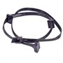 ZAHARA Cable sata Cable Alimentation sata pour Cooler Master VSM750 VSM650 VSM550 SATA Power Supply Cable (5Pin to 3 SATA 70cm)
